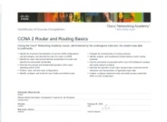 CISCO CCNA2 Router and Routing Basics