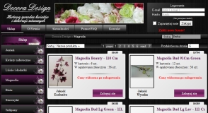 Sklep internetowy - kwiaty sztuczne